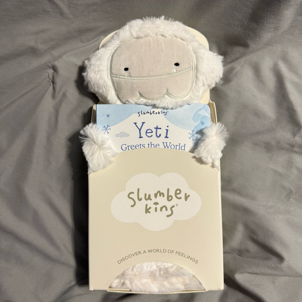 Slumberkins yeti and book bundle